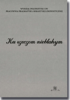 Ku rzeczom niebłahym