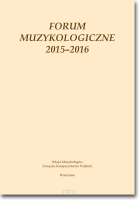 Forum Muzykologiczne 2015-2016