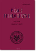 Prace FILOLOGICZNE. Tom LXVI (2015)