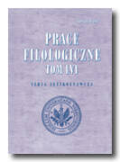 Prace FILOLOGICZNE. Seria językoznawcza.  Tom LVI