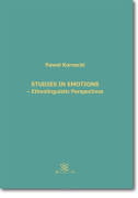 Studies in Emotions - Ethnolinguistic Perspectives 