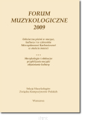Forum Muzykologiczne 2009