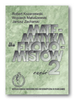 Matematyka dla ekonomistów.  Część 2