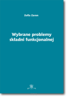 Wybrane problemy składni funkcjonalnej